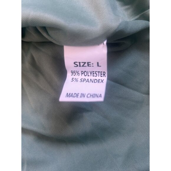 Women's Casual Floral Summer Long Sleeve Deep V-Neck Open Back Ruffles Large - Picture 9 of 13